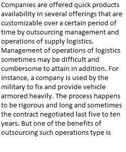 Midterm Examination: Contemporary logistics